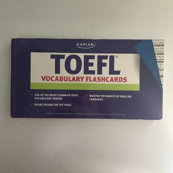 Kaplan TOEFL Vocabulary Flashcards - 1st Edition - Picture 1 of 3